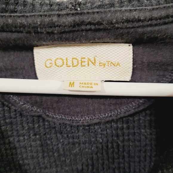 TNA Dark Gray Hoodie Sweatshirt - Picture 4 of 6